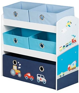 roba kierowca, meble dziecięce Erie w kolorze niebieskim i białym, różne meble dla miłośników małych Auto - Stoliki dla dzieci - miniaturka - grafika 5