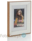 Ramki na zdjęcia - Icar Ramka drewniana, biało-dębowa DRZ (na zdjęcie 13x18 cm) - miniaturka - grafika 1