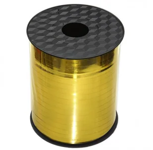 PartyDeco Wstążka plastikowa, złoty, 5mm/225m PRM5-019 - Gadżety dla niej i dla niego - miniaturka - grafika 5