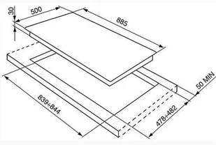 Płyta gazowa do zabudowy Smeg SRV896AOGH - Płyty gazowe do zabudowy - miniaturka - grafika 3