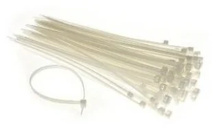 DEDRA Opaski zaciskowe 11B36202 3.6 x 200 mm Biały 100 sztuk) - Pozostałe wyposażenie warsztatu - miniaturka - grafika 2