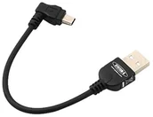 Kable komputerowe i do monitorów - System-S 90 ° gewinkelt Mini USB wtyczka kątowa Wtyczka zaciskana kablem do transmisji danych i ładowania, 10 cm 46905501 - miniaturka - grafika 1