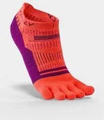 Skarpetki sportowe męskie - HILLY Skarpetki damskie do biegania z palcami TOE SOCKLET pomarańczowo-fioletowe - miniaturka - grafika 1
