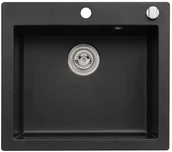 Zlewozmywaki - AXIS MOJITO 60 | Czarny - miniaturka - grafika 1