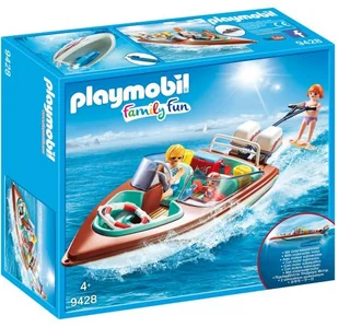 Playmobil Rodzinna zabawa - Speedboat with Underwater Motor 9428 - Figurki dla dzieci - miniaturka - grafika 2