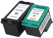 Tusze zamienniki - My Office Komplet zamienników tuszów HP 350 XL BK 351 XL CMY - miniaturka - grafika 1