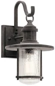 Lampy ogrodowe - Kichler Zewnętrzna LAMPA ścienna RIVERWOOD KL/RIVERWOOD2/M Elstead ogrodowa OPRAWA tarasowy KINKIET IP44 wyblakły cynk KL/RIVERWOOD2/M - miniaturka - grafika 1