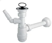 Syfony - McAlpine Syfon umywalki butelkowy niski - miniaturka - grafika 1