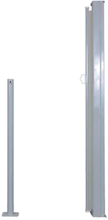 vidaXL Zwijana markiza boczna, 120 x 300 cm, kremowa - Markizy - miniaturka - grafika 3