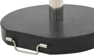 vidaXL Okrągła podstawa pod parasol, granitowa, 30 kg, czarna - Pozostałe meble ogrodowe - miniaturka - grafika 5