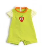 Akcesoria dla lalek - Miniland Ubranko dla lalki 40 cm zielona piżamka krótka - miniaturka - grafika 1