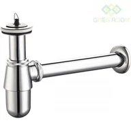 Syfony - Oltens Oltens Molde syfon umywalkowy mosiężny butelkowy z korkiem chrom 02603100 - miniaturka - grafika 1