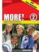 Książki do nauki języka angielskiego - Cambridge university press More! 2. Podręcznik + Cyber Homework + CD - miniaturka - grafika 1