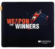 Podkładki pod mysz - Podkładka pod mysz Canyon MP-5 35 x 25 cm CND-CMP5) Czarna - miniaturka - grafika 1
