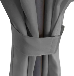 Okrągła altana z zasłonami, 3,5 x 2,7 m, antracytowa - Altany ogrodowe - miniaturka - grafika 5