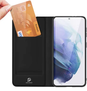Dux Ducis Etui ochronne z klapką Skin Pro skórzane do Samsung Galaxy S22 Plus Czarne 12396X1 - Etui i futerały do telefonów Dux Ducis Etui ochronne z klapką Skin Pro skórzane do Samsung Galaxy S22 Plus Czarne 12396X1 - Etui i futerały do telefonów - miniaturka - grafika 2