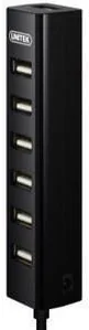 Unitek HUB USB 7 USB 2.0 czarny Y-2160 - Huby USB - miniaturka - grafika 5
