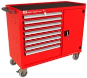 Pozostałe wyposażenie warsztatu - Fastservice Wózek warsztatowy TRUCK z 8 szufladami i drzwiami PT-216-40 PT-216-40 - miniaturka - grafika 1