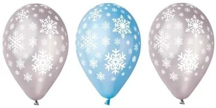 Gemar Balon Premium, "Płatki śniegu", 12", 5 sztuk - Kubki dla dzieci - miniaturka - grafika 2
