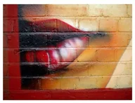 Inne - Apalis Obraz na okno Show Me Lips kobiet Verführung Sexy warg Latina kobiet naklejka okienna folia okienna naklejka na okno tatuaż na szkło dekoracja-naklejka naklejka na okno dekoracja okienna rozmiar: 54 c 16561 - miniaturka - grafika 1