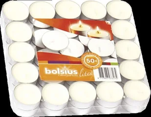 Bolsius Świece białe bezzapachowe 50 szt. - Odświeżacze powietrza - miniaturka - grafika 3