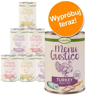 Lukullus Mieszany pakiet próbny Menu Gustico 6 x 800 g 4 rodzaje) - Mokra karma dla psów - miniaturka - grafika 2