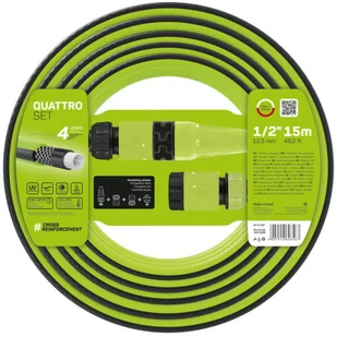 Cellfast Zestaw ogrodowy 15m 1/2" Quattro - Węże ogrodowe i zraszacze - miniaturka - grafika 2