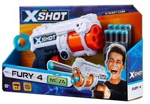 Zuru X-Shot jak Nerf - Fury 4 pistolet na rzutki - Zabawki militarne - miniaturka - grafika 3