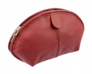 ELKOR (PL) Skórzana Kosmetyczka Półokrągła ELKOR (PL) Średnia - Kosmetyczki, organizery i kuferki - miniaturka - grafika 2