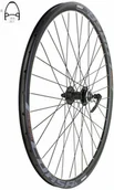 Koła rowerowe - Rodi Koło przód 28" obręcz Rodi Corsa, piasta XMX-282QF hamulec tarczowy, łożyska maszynowe, szprychy czarne 100390 - miniaturka - grafika 1