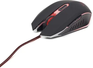 Gembird MUSG-001 czarno-czerwona (MUSG-001-R) - Myszki - miniaturka - grafika 3