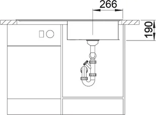 Blanco ZENAR 5 S biały prawa 523938 - Zlewozmywaki - miniaturka - grafika 4