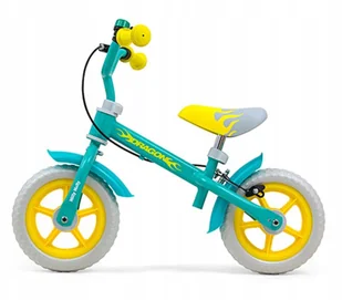 Milly Mally Rowerek biegowy Dragon z hamulcem Mint - Rowerki biegowe - miniaturka - grafika 11