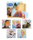 Układanki dla dzieci - Brimarex Sp. z o.o. Układanka drewniana Kraina Lodu - miniaturka - grafika 1