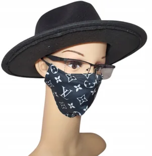 Reis Maseczka higieniczna wielokrotnego użytku czarna - Okulary ochronne - miniaturka - grafika 2