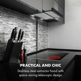 Klarstein CGCH5-Viola-BK - Okapy kuchenne - miniaturka - grafika 2