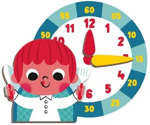 Janod Magnetyczna układanka Uczę się zegarka - Układanki dla dzieci - miniaturka - grafika 11