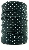 Szaliki i chustki dla dzieci - Dr. Bacty Bandana codzienna tuba Dr.Bacty - polka dots black DRH-POLKADOTSBLACK - miniaturka - grafika 1