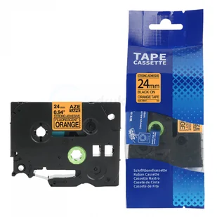 Brother strefadrukarek.pl Taśma TZe-SB51 24mm x 5m mocny klej fluorescencyjna pomarańczowa czarny nadruk - zamiennik| OSZCZĘDZAJ DO 80% - ZADZWOŃ! PROMOCJA! TZE-SB51 - Etykiety do drukarek - miniaturka - grafika 3