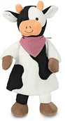 Lalki dla dziewczynek - Sterntaler pacynka krowa, 30 x 27 x 9 cm, czarno-biały - miniaturka - grafika 1