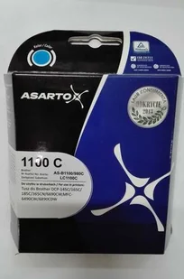 Asarto Tusz ASARTO AS-B1100/980C, błękitny, 10.6 ml, LC1100C - Artykuły biurowe - miniaturka - grafika 2