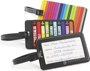 Travelite Identyfikator do bagażu mix kolorów - Akcesoria turystyczne - miniaturka - grafika 3