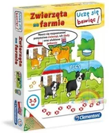 Gry planszowe - Clementoni Zwierzęta na farmie 60044 - miniaturka - grafika 1