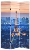 Parawany - vidaXL Składany parawan, 120x180 cm, motyw Paryża nocą - miniaturka - grafika 1