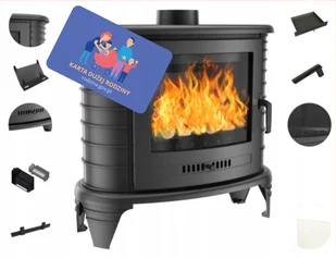 Koza K8 Z Turbofan Piecyk Wolnostojący - Piece wolnostojące - miniaturka - grafika 3