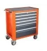 Wózki magazynowe - Malow Wózek warsztatowy WWT 75B narzędzia na kółkach 6 szufladowy WWT 75B - miniaturka - grafika 1