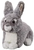 Maskotki i pluszaki - BAUER Królik 18cm leżący szary 12503 Tiere mit Herz - miniaturka - grafika 1