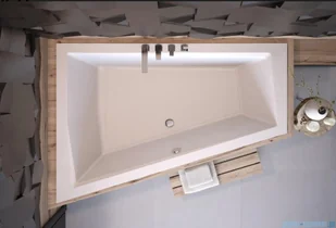 Besco Intima Duo Lewa 180x125 #WAID-180-NL - Wanny - miniaturka - grafika 11