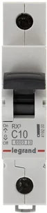 Legrand WYŁĄCZNIK NADPRĄDOWY LE-419200 JEDNOFAZOWY 10 A TYP C LE-419200 - Bezpieczniki elektryczne - miniaturka - grafika 2