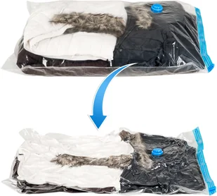 tectake Worek próżniowy 5 sztuk - L (60 x 95 cm) 402522 - Pudła i pojemniki do przechowywania - miniaturka - grafika 2